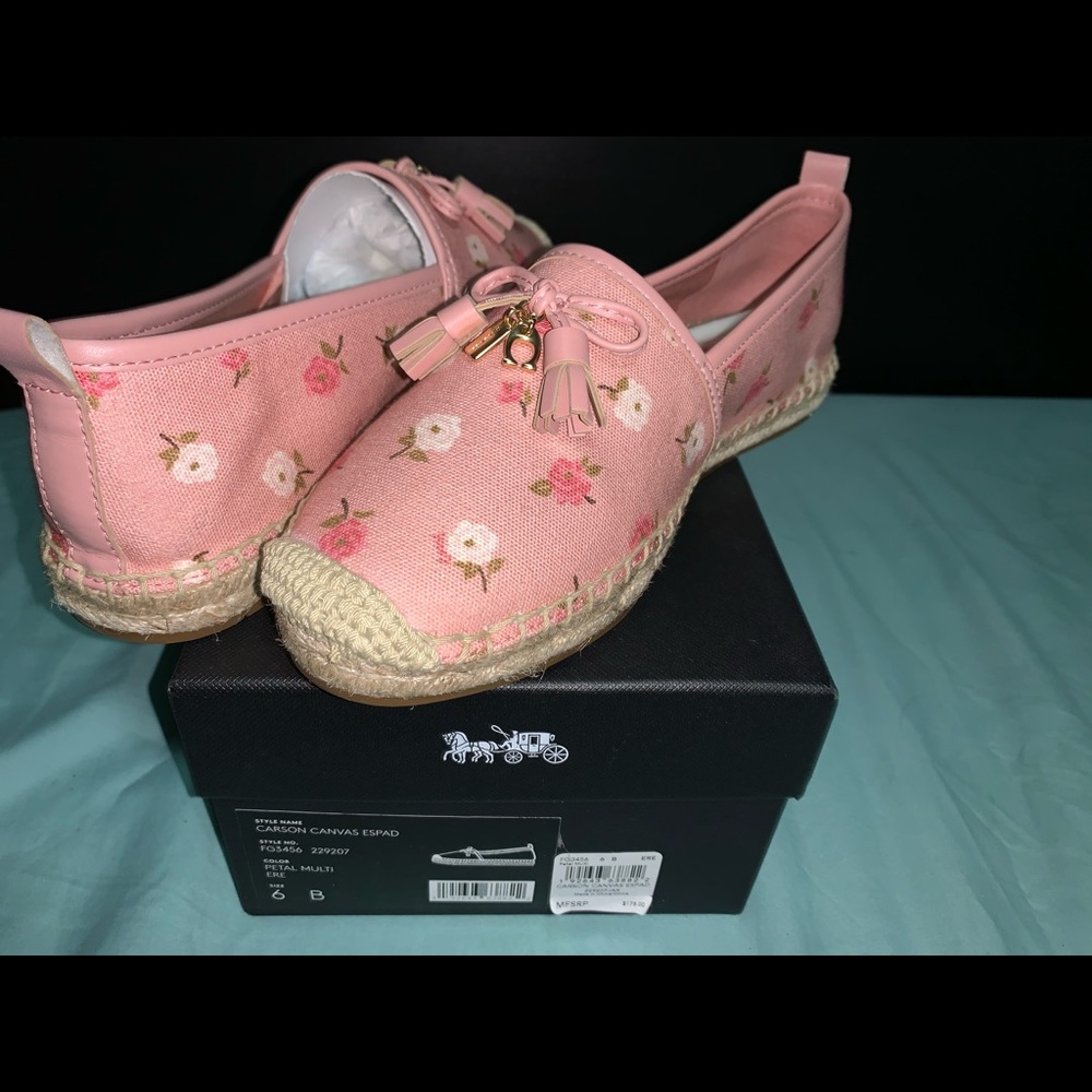 Like NEW Coach Espadrille Shoes
